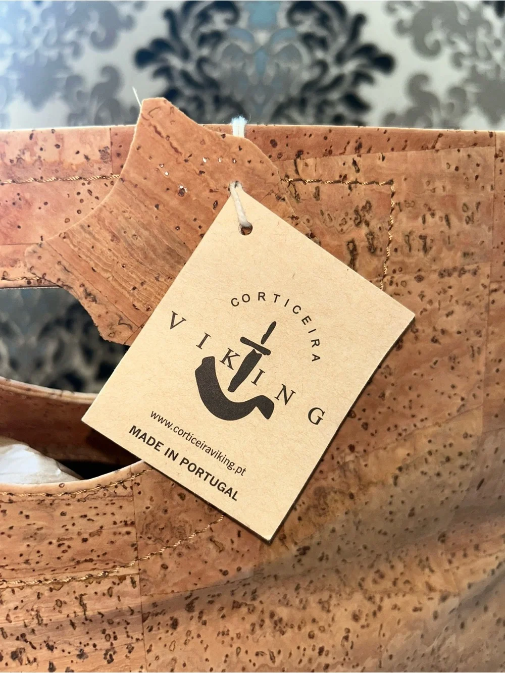 Cork purse handbag tote Bag Made in Portugal Corticeira Viking Boho eco friendly